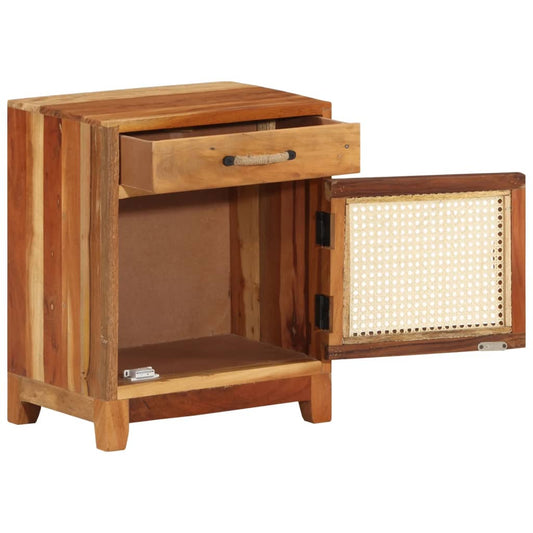 vidaXL Bedside Cabinet 40x30x50 cm Solid Reclaimed Wood