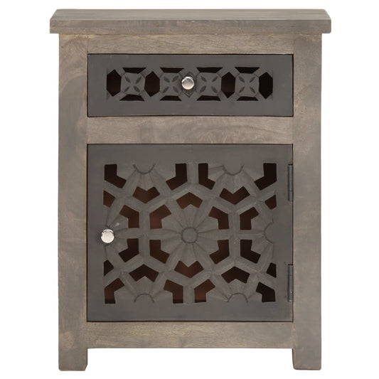 vidaXL Bedside Cabinet 40x30x50 cm Solid Mango Wood