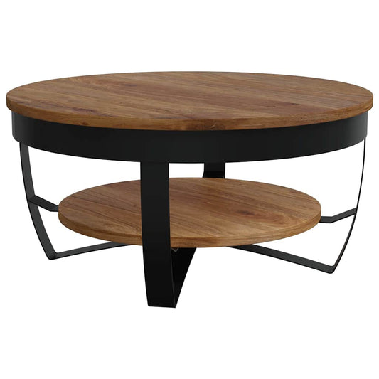 289616 vidaXL Coffee Table 65x65x32 cm Solid Acacia Wood