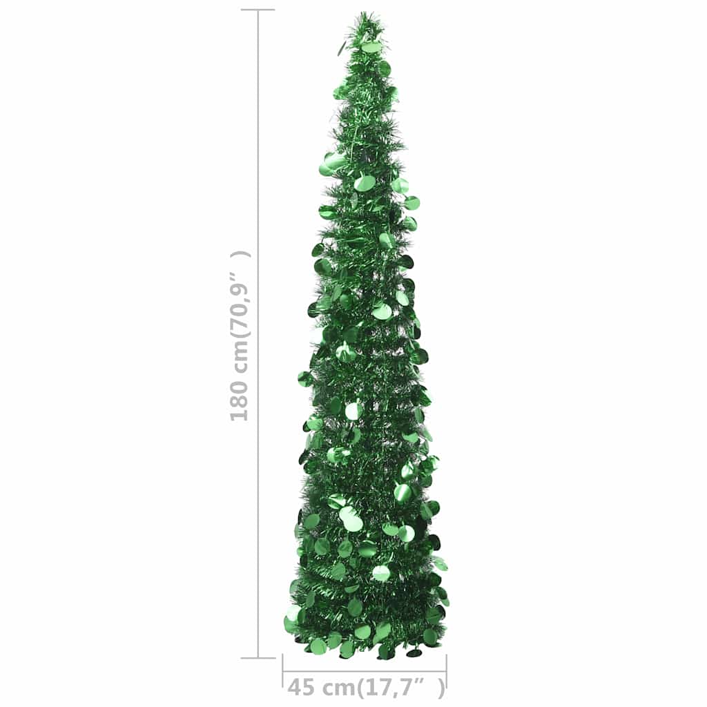 vidaXL Artificial Christmas trees PET Green
