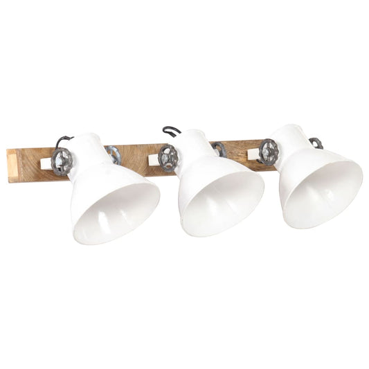 vidaXL Industrial Wall Lamp White 65x25 cm E27