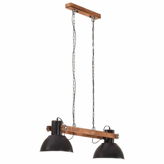 320527 vidaXL Industrial Hanging Lamp 25 W Black 109 cm E27