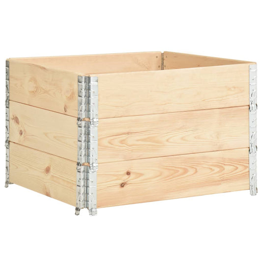 vidaXL Raised Beds 3 pcs 100x100 cm Solid Pine Wood
