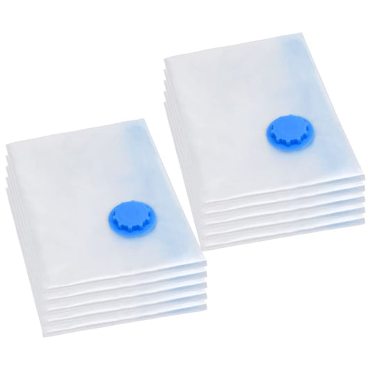 vidaXL Vacuum Travel Storage Bags Clothing Bags 120x70 cm 10 pcs
