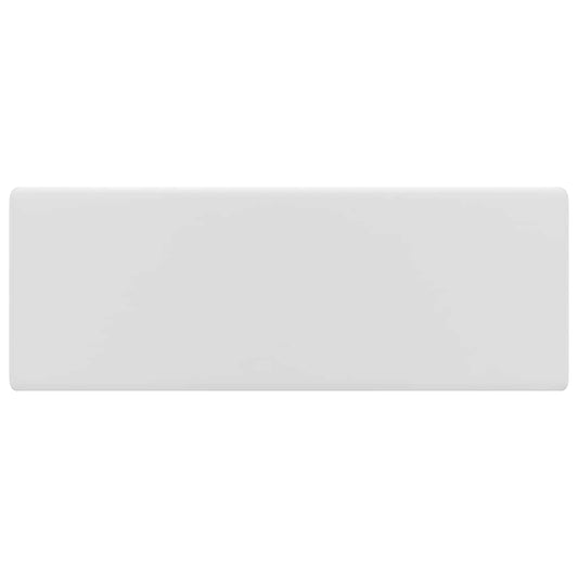 146943 vidaXL Luxury Basin Overflow Square Matt White 41x41 cm Ceramic