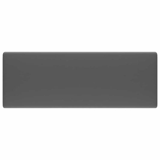 146950 vidaXL Luxury Basin Overflow Square Matt Dark Grey 41x41 cm Ceramic