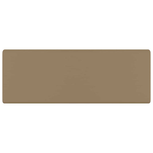 146952 vidaXL Luxury Basin Overflow Square Matt Cream 41x41 cm Ceramic