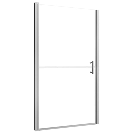 146660 vidaXL Shower Door Frost Tempered Glass 100x178 cm