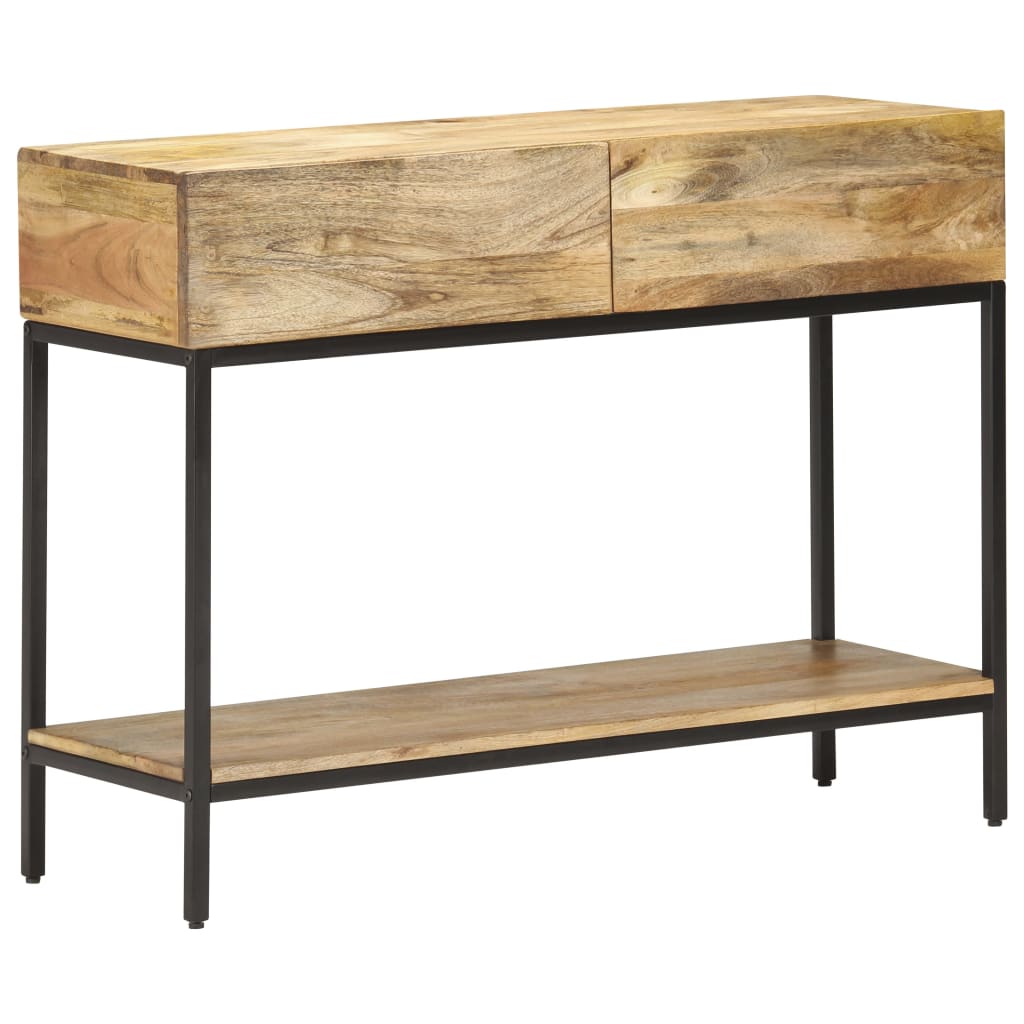 vidaXL Console Table 100x35x76 cm Solid Mango Wood
