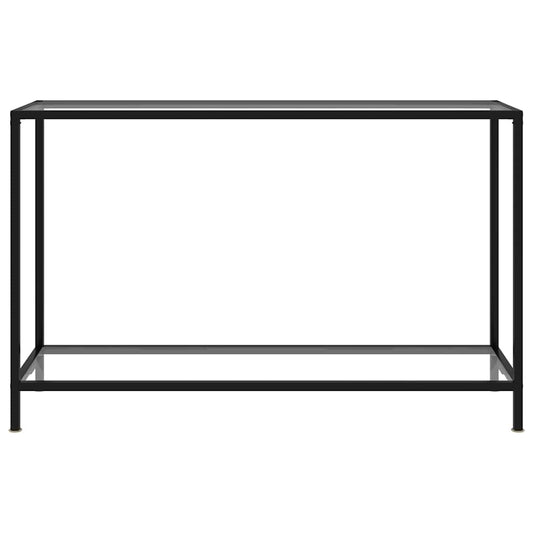 322839 vidaXL Console Table Transparent 120x35x75 cm Tempered Glass