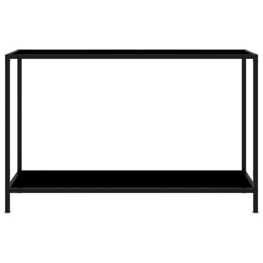vidaXL Console Table | Black | Tempered glass | Medium | Console Table