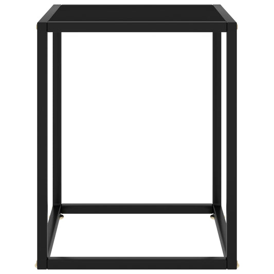 vidaXL Coffee Table | Black | Tempered glass | Small | Durable | Coffee Table