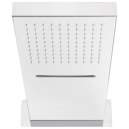 147724 vidaXL Wall Showerhead Stainless Steel 201 Silver