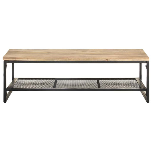 320244 vidaXL Coffee Table 110x60x35 cm Solid Mango Wood