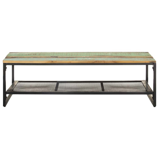 vidaXL Coffee Table 110x60x35 cm Solid Reclaimed Wood
