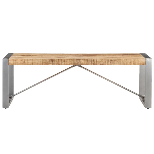 vidaXL Coffee Table 120x60x40 cm Rough Mango Wood