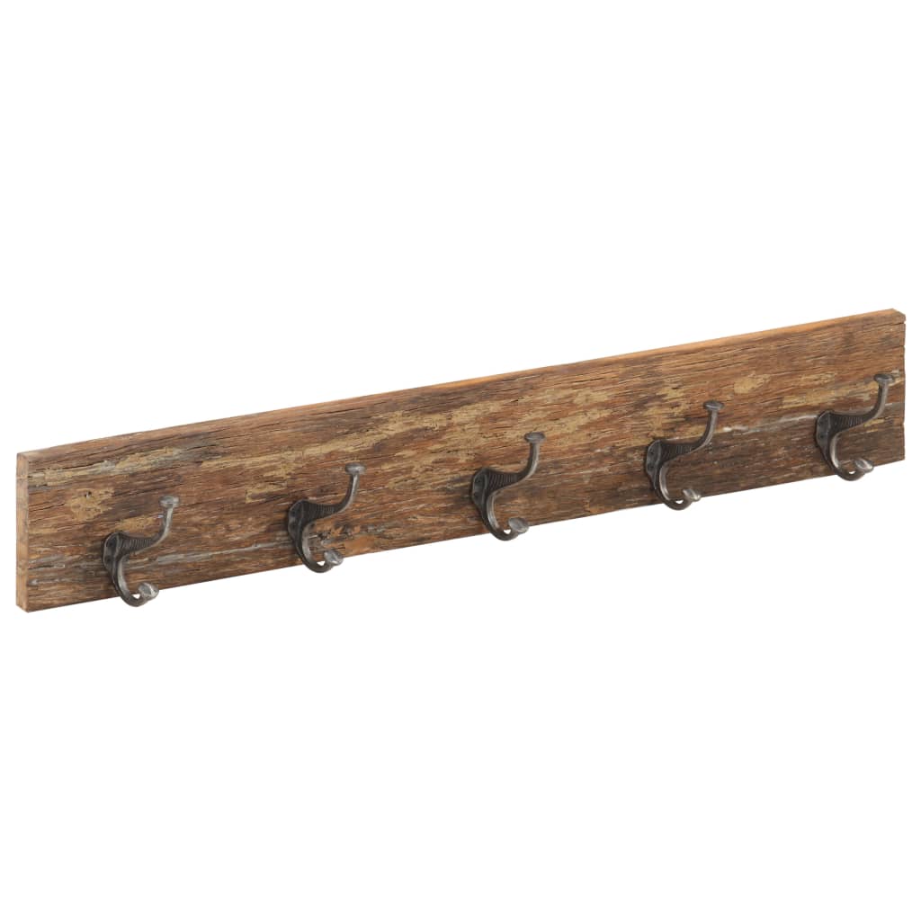 vidaXL Hall Hanger | Natural Wood | Solid Reclaimed Wood | Medium
