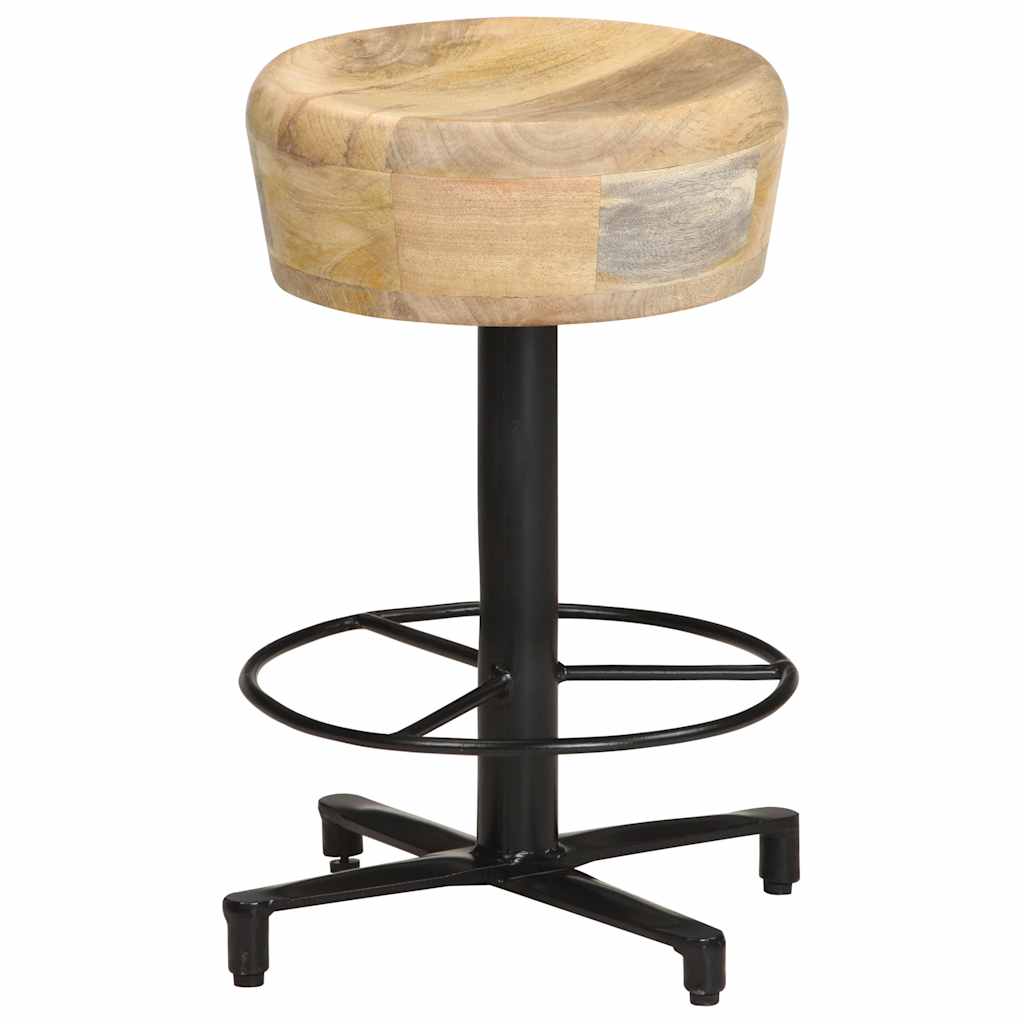 vidaXL Bar Stools 2 pcs 52 cm Solid Mango Wood