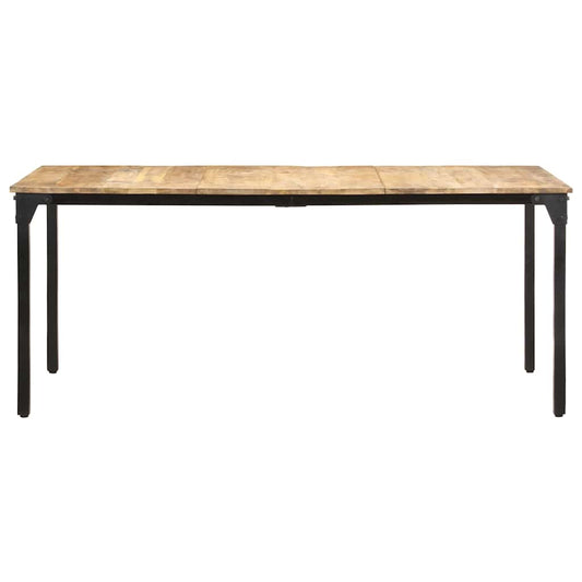 321975 vidaXL Dining Table 180x90x76 cm Rough Mango Wood