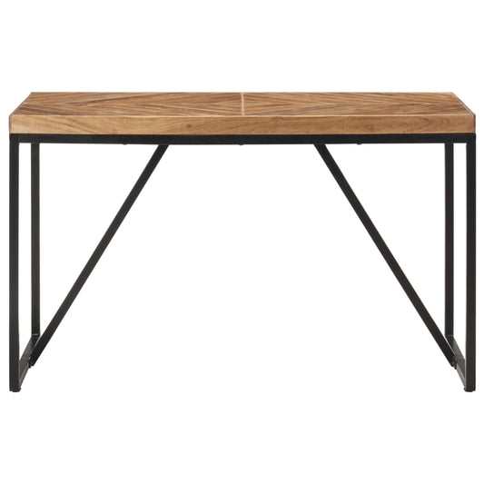323546 vidaXL Dining Table 120x60x76 cm Solid Acacia and Mango Wood