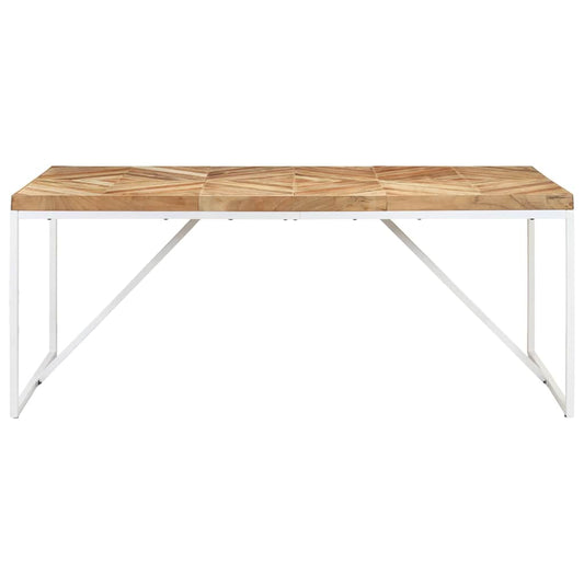323551 vidaXL Dining Table 180x90x76 cm Solid Acacia and Mango Wood