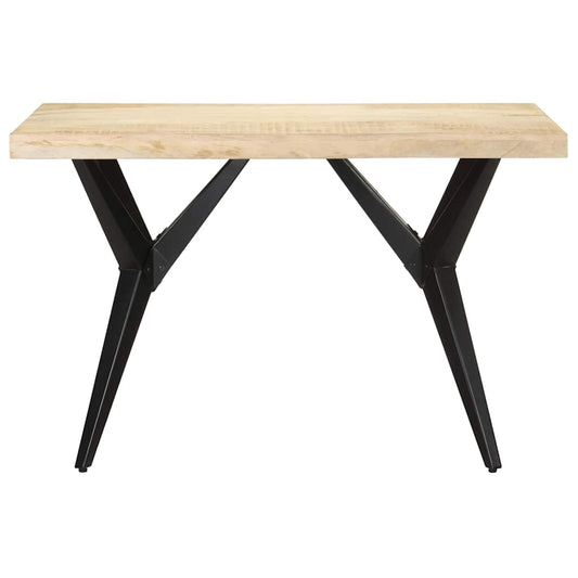 323560 vidaXL Dining Table 120x60x76 cm Solid Mango Wood