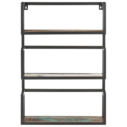321075 vidaXL Wall Shelf 60x20x85 cm Solid Reclaimed Wood