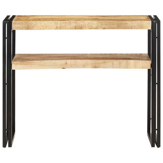 321096 vidaXL Console Table 90x30x75 cm Rough Mango Wood