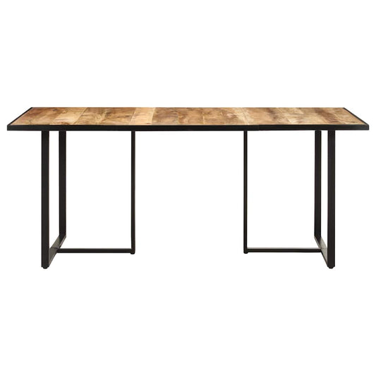 320695 vidaXL Dining Table 180 cm Rough Mango Wood