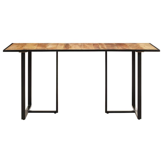 320697 vidaXL Dining Table 200 cm Rough Mango Wood