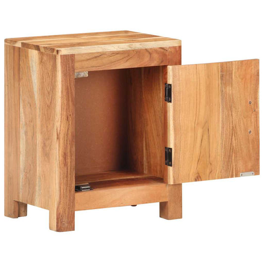 320474 vidaXL Bedside Cabinet 40x30x50 cm Solid Acacia Wood