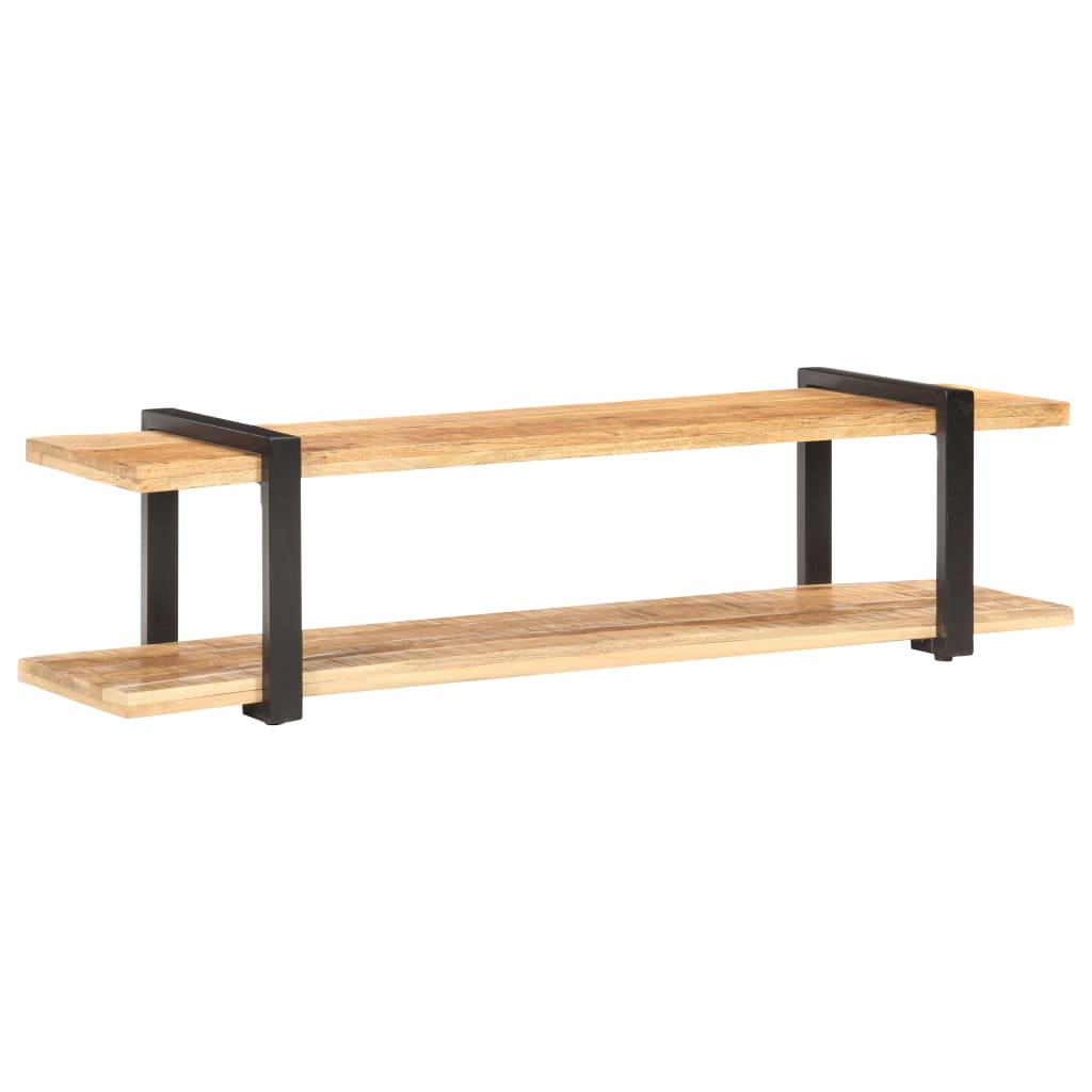 vidaXL TV Cabinet 160x40x40 cm Solid Rough Mango Wood