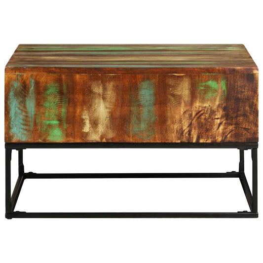 320819 vidaXL Coffee Table 68x68x41 cm Solid Reclaimed Wood