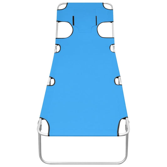 vidaXL Sun Lounger | Turquoise Blue