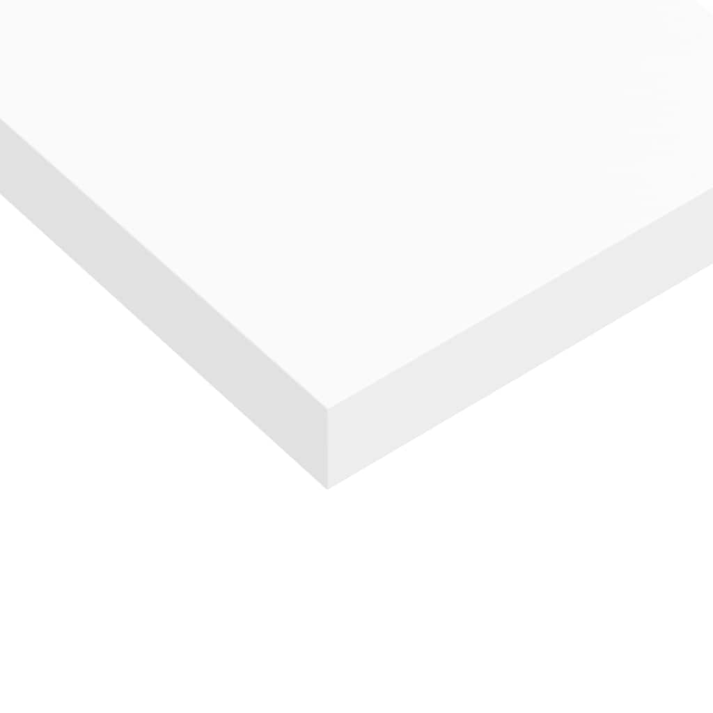 vidaXL Wall Shelf | White | Honeycomb MDF, metal | 23x23.5x3.8 cm