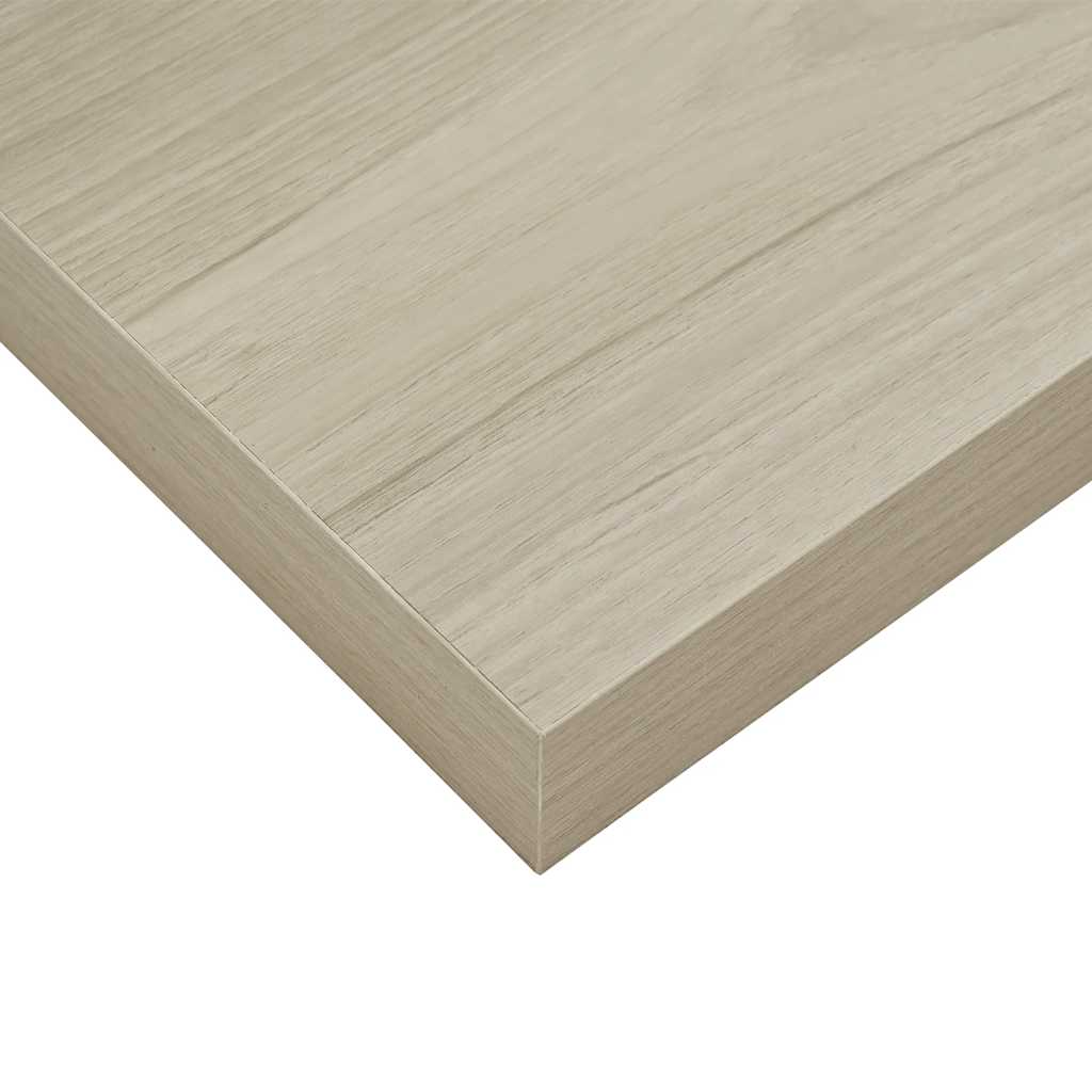 vidaXL Wall Shelf | Oak | Honeycomb MDF, Metal | 60x23.5x3.8 cm | Wall mounting