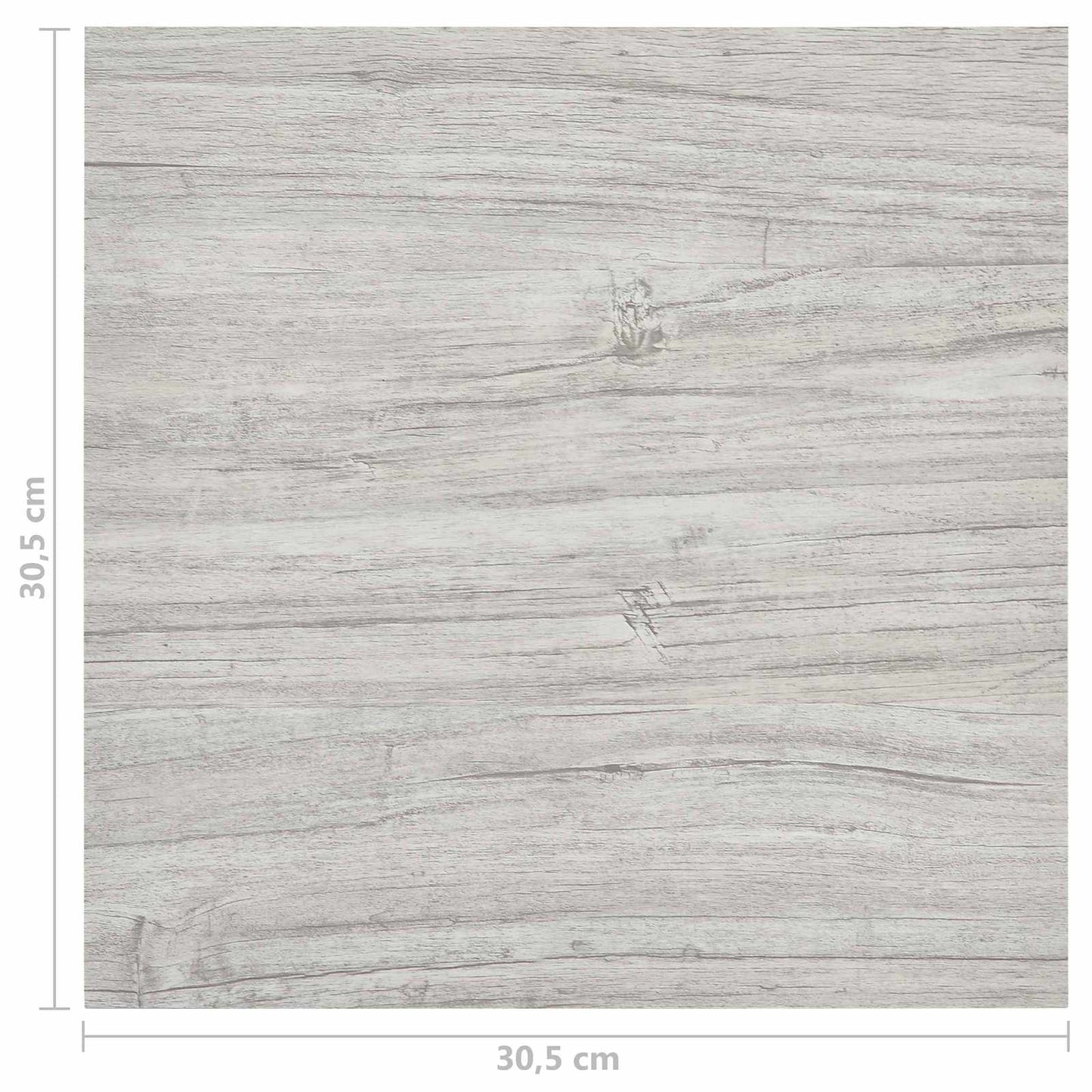vidaXL Flooring Planks 5.11 m² 55 pcs PVC Grey and Wood