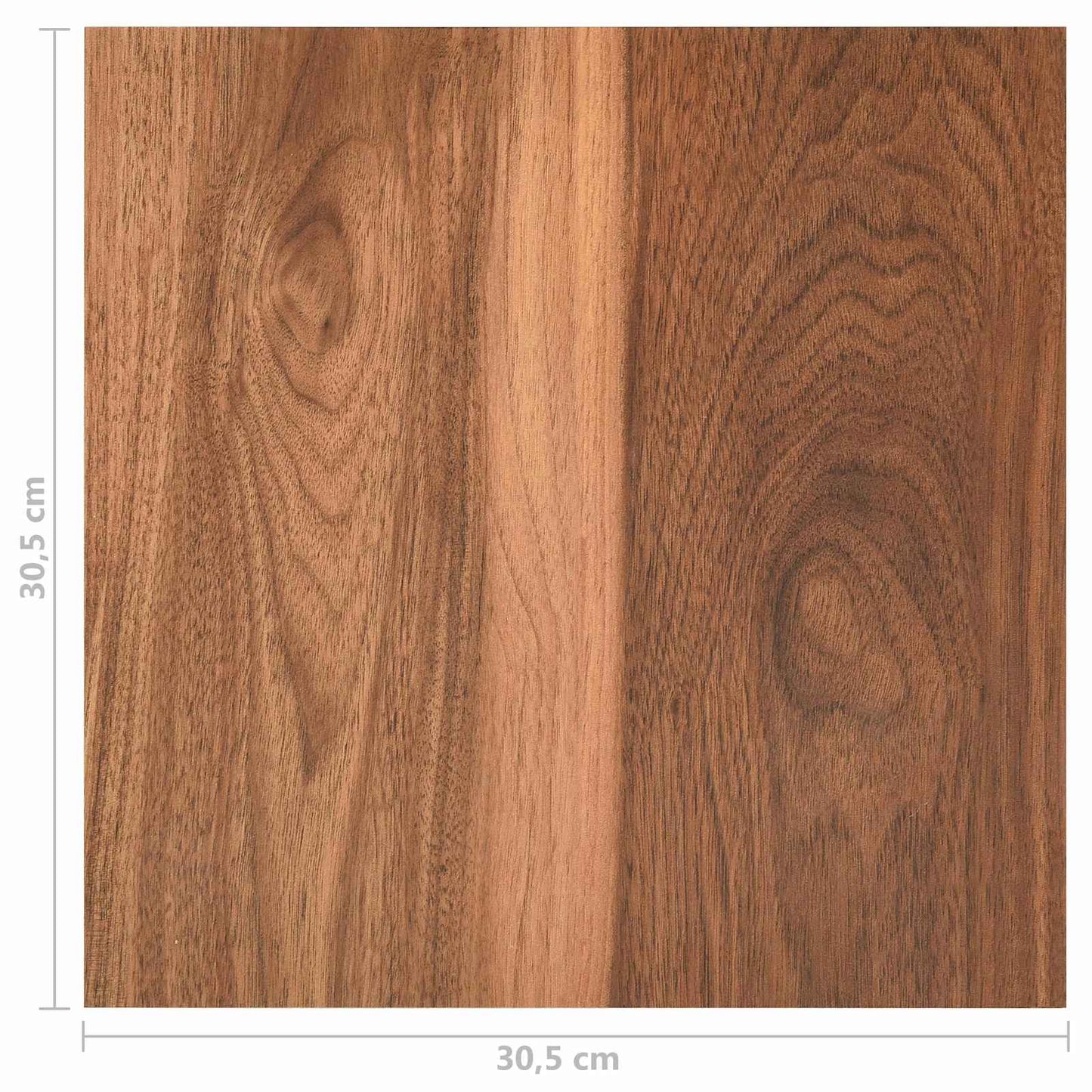 vidaXL Flooring Planks 5.11 m² 55 pcs PVC Dark Wood