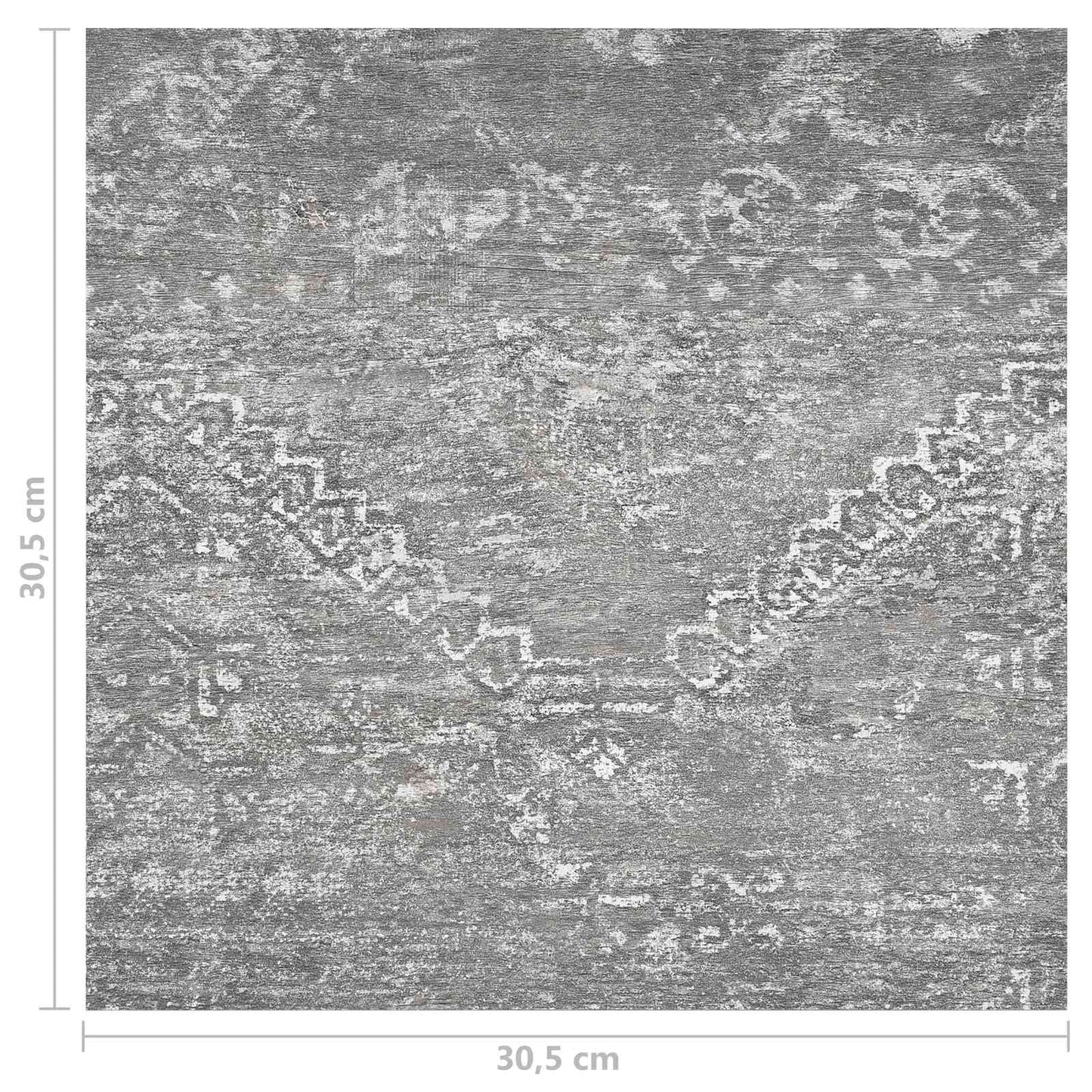 vidaXL Flooring Planks 55 pcs Concrete Grey 5.11 m² PVC