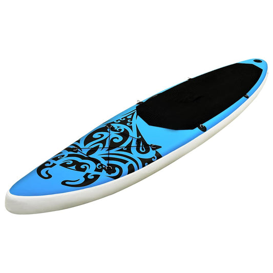 92737 vidaXL Inflatable Stand Up Paddleboard Set 305x76x15 cm Blue