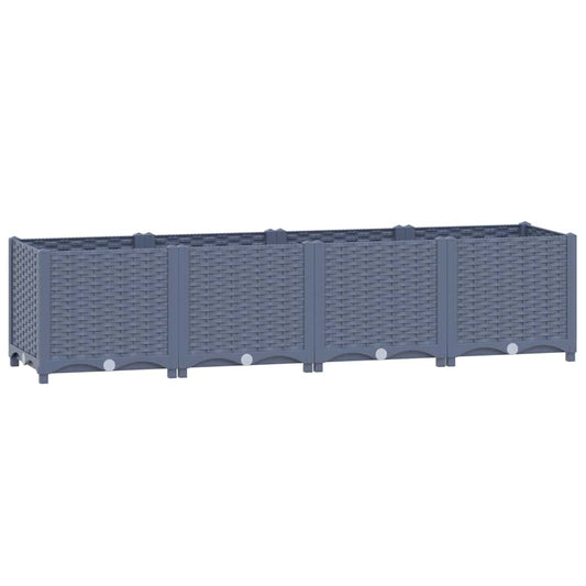 310404 vidaXL Raised Bed 160x40x38 cm Polypropylene