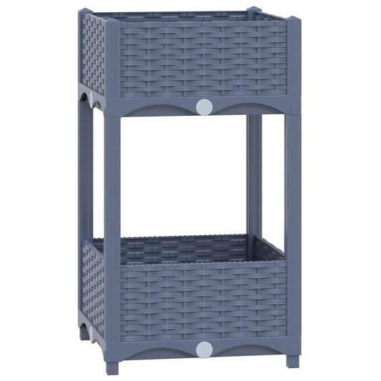 vidaXL Raised Bed 40x40x71 cm Polypropylene