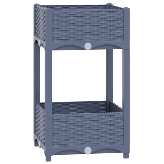 310405 vidaXL Raised Bed 40x40x71 cm Polypropylene