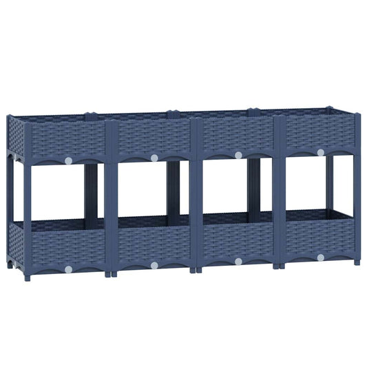 vidaXL Raised Bed 160x40x71 cm Polypropylene