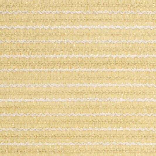 vidaXL Balcony Screen Beige 75x600 cm HDPE