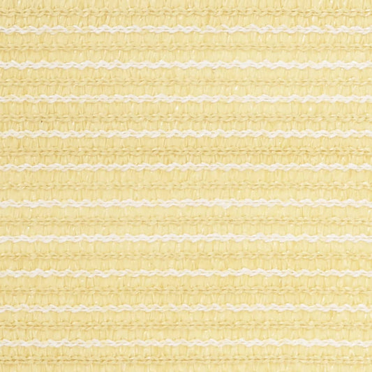 vidaXL Balcony Screen Beige 90x500 cm HDPE