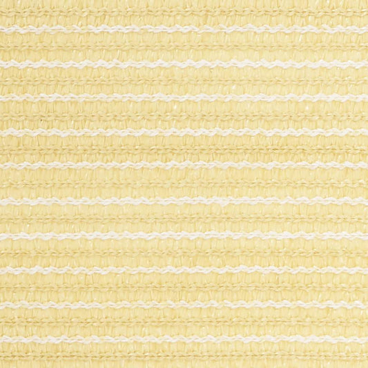 vidaXL Balcony Screen Beige 120x500 cm HDPE