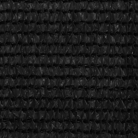 311030 vidaXL Balcony Screen Black 75x500 cm HDPE