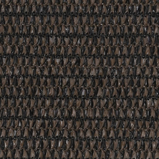 vidaXL Balcony Screen Brown 120x600 cm HDPE