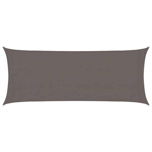 vidaXL Sunshade Sail 160 g/m² Anthracite 2x4.5 m HDPE
